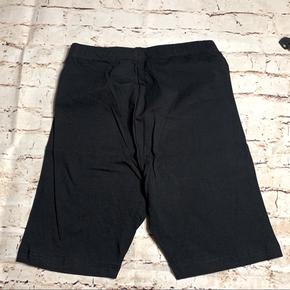 Black biker shorts cotton blend - Picture 4 of 5